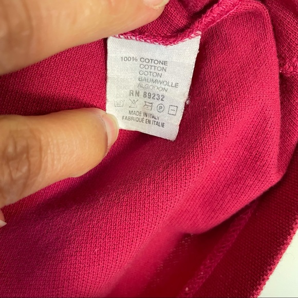 Nina Ricci knitwear burgundy collar top - Picture 6 of 8